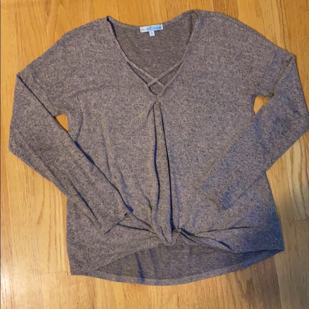 Light Purple Soft Long Sleeve Top